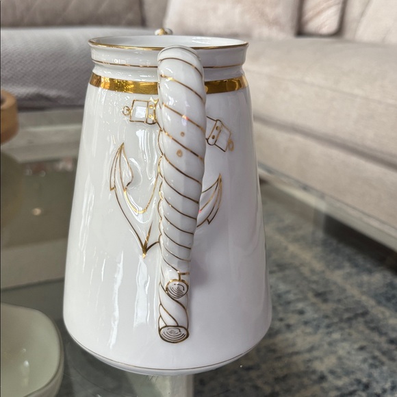 Haviland & Company Limoges Porcelain Nautical Coffee Server - Picture 8 of 12